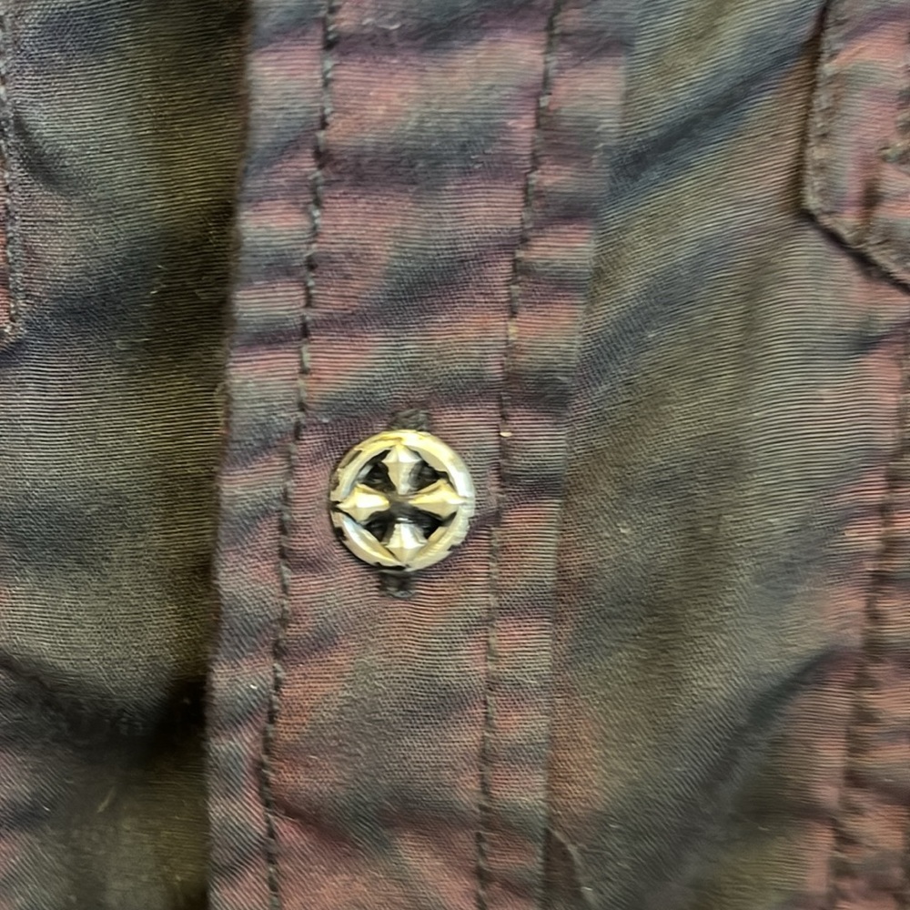 Affliction Black Cherry Live Fast Button Down Shi… - image 5